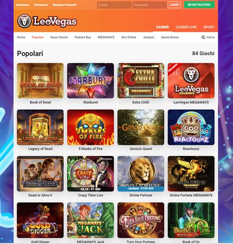 leovegas slots,Mais